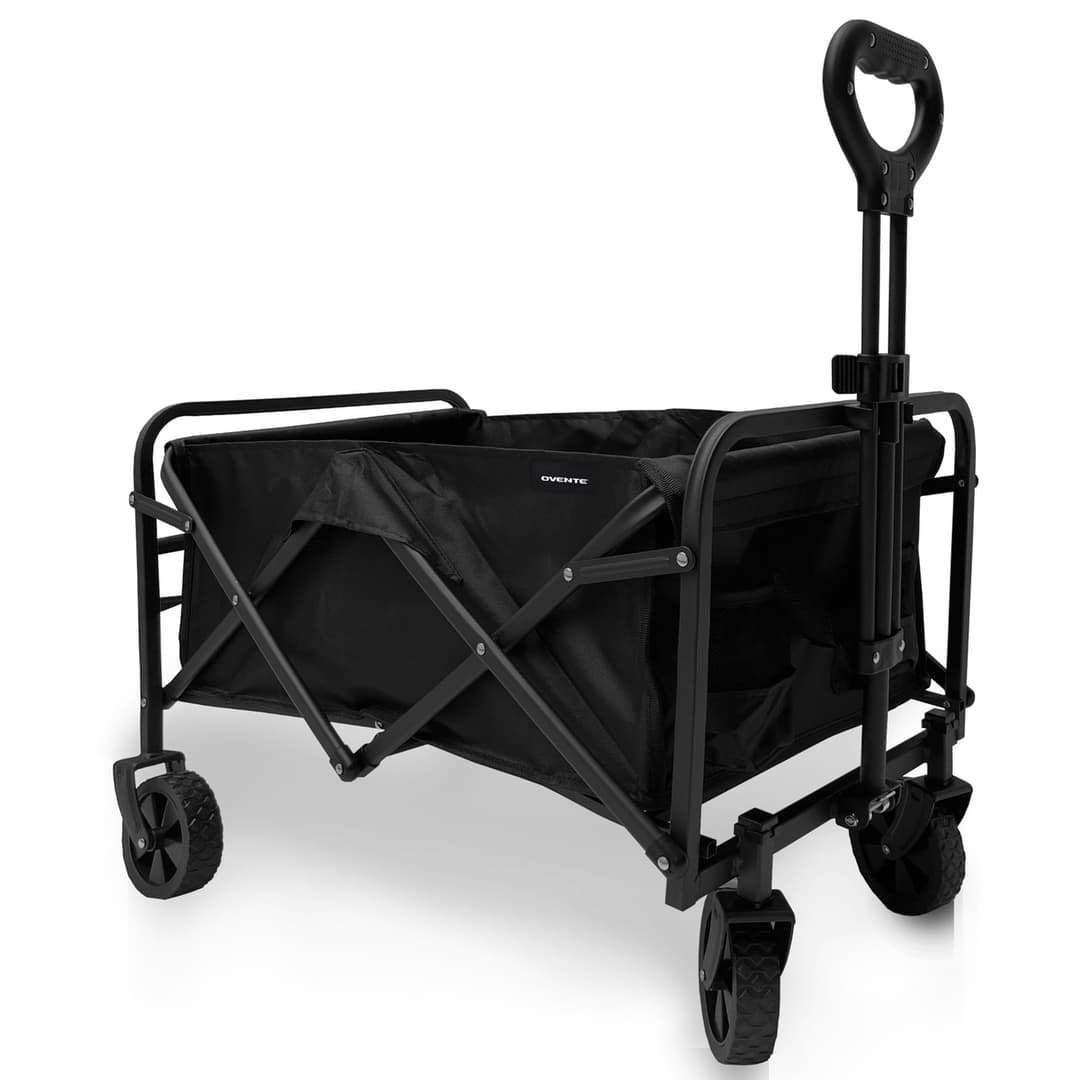Ovente Collapsible Folding Utility Wagon